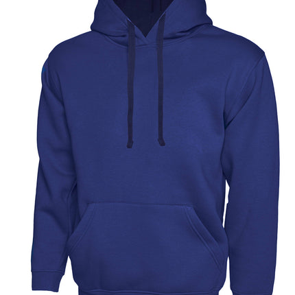 Uni-sex Contrast Hooded Sweatshirt Gazelle Sports UK XS Royal/Navy 