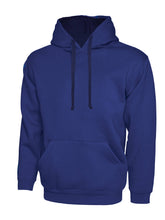 Load image into Gallery viewer, Uni-sex Contrast Hooded Sweatshirt Gazelle Sports UK XS Royal/Navy 
