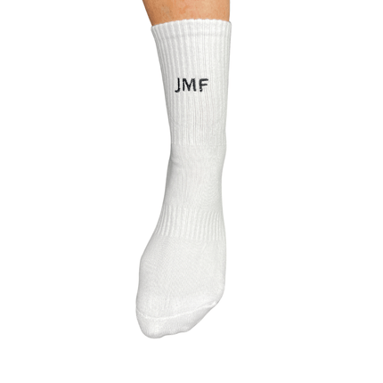 White Customised embroidered sports socks Socks Gazelle Sports UK 
