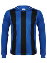 Load image into Gallery viewer, Italia Long Sleeve Football Top Gazelle Sports UK XS Royal/Black No