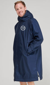 Adults Customisable waterproof changing Robe Sports Jackets Gazelle Sports UK Navy 