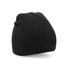 Load image into Gallery viewer, Pull on Beanie Hat B44 Headwear Gazelle Sports UK No Black 