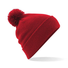 Load image into Gallery viewer, Pom Pom Beanie by Beechfield BC426 Gazelle Sports UK Yes Red 