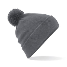 Load image into Gallery viewer, Pom Pom Beanie by Beechfield BC426 Gazelle Sports UK Yes Grey 