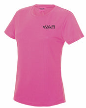 Load image into Gallery viewer, Womens WAR Branded Fitness Top War Gazelle Sports UK XS/8 Bright Pink 