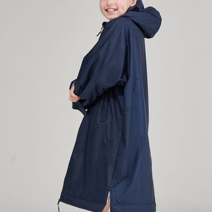 Kids Customisable waterproof changing Robe Sports Jackets Gazelle Sports UK Navy 5/8 Yrs 