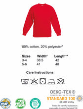 Load image into Gallery viewer, Daisy Daycare red Crew neck Sweatshirt Gazelle Sports UK 