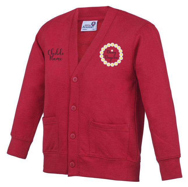Daisy Daycare red Cardigan Gazelle Sports UK 