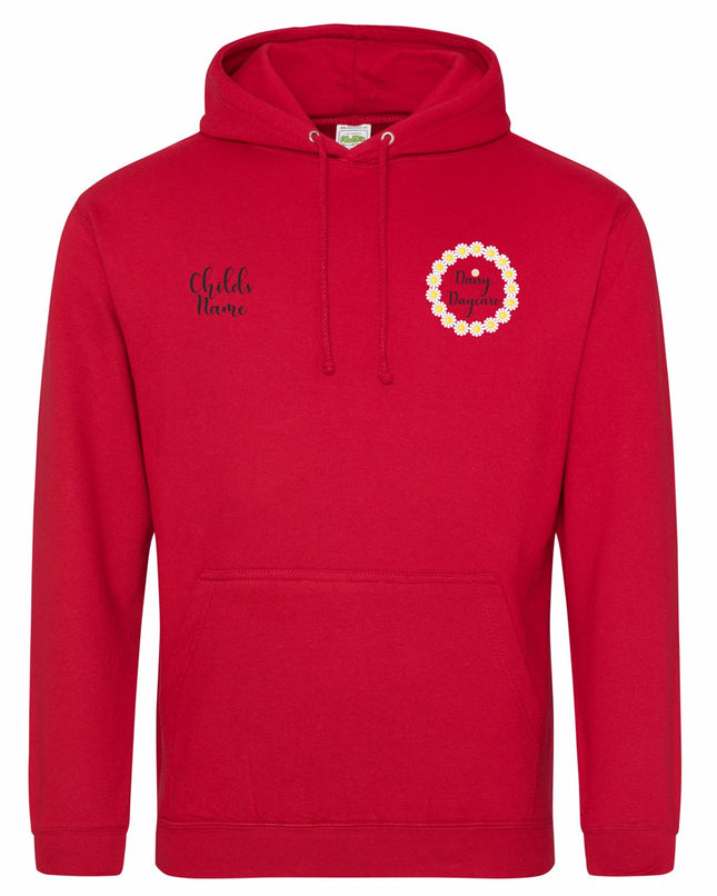 Daisy Daycare red Hooded Sweatshirt Gazelle Sports UK 