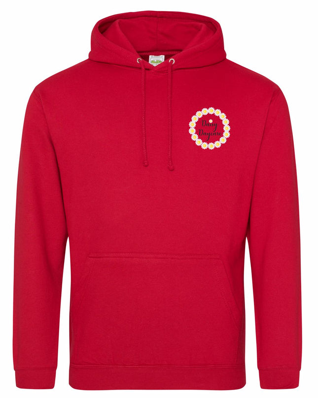 Daisy Daycare red Hooded Sweatshirt Gazelle Sports UK 
