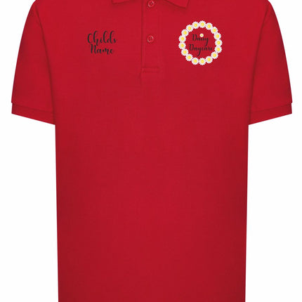 Daisy Daycare red Polo Gazelle Sports UK 