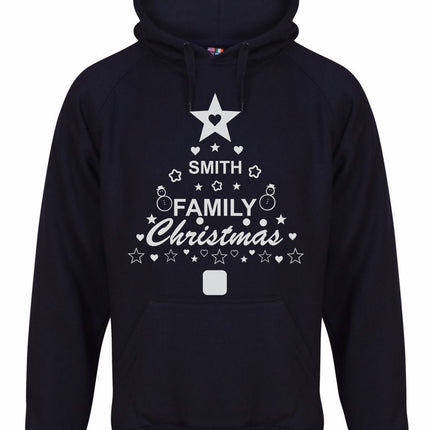 Personalised Family Christmas Hoodie Gazelle Sports UK 