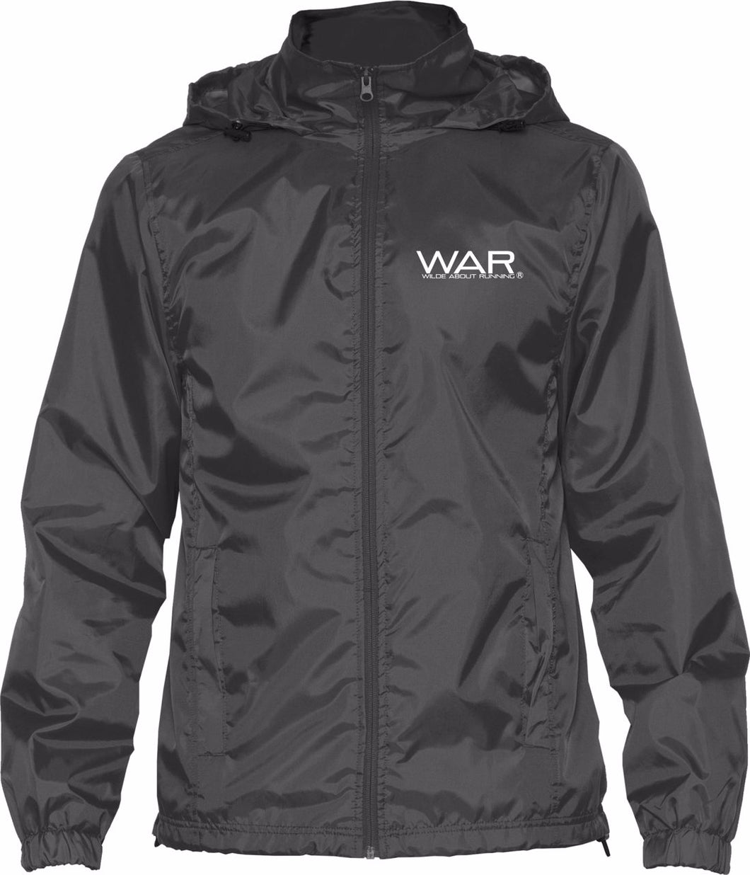 WAR branded unisex windwear jacket War Gazelle Sports UK S Black 
