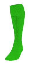 Load image into Gallery viewer, Kids Customised Plain Football Socks Socks Gazelle Sports UK Small 12 - 3 Green No