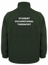 Load image into Gallery viewer, Bottle Green Occupational Therapy fleece Jacket
