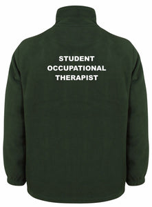 Bottle Green Occupational Therapy fleece Jacket