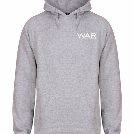 Unisex WAR Branded Hoodie War Gazelle Sports UK XS Grey Marl 