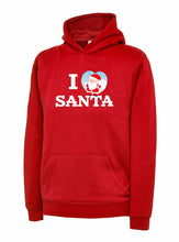 Load image into Gallery viewer, I Love Santa Kids Christmas Hoodie Gazelle Sports UK 