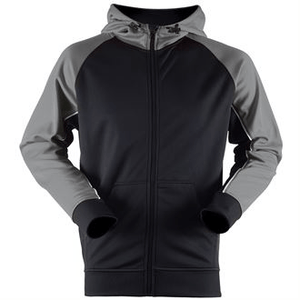 Sports Hooded Jacket LV340 Gazelle Sports UK Yes XS 34/36" Black/Grey/White
