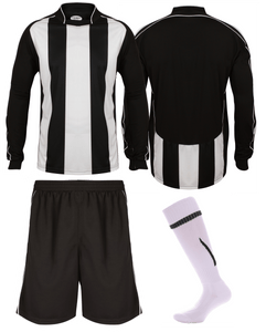 Kids Italia Football Kits Gazelle Sports UK Yes SB/28 Col C) Black/ White