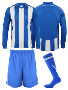 Adults Italia Football Kit Gazelle Sports UK Yes XS Col D) Royal Blue/ White