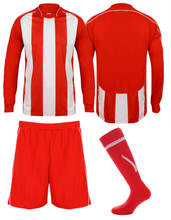 Load image into Gallery viewer, Adults Italia Football Kit Gazelle Sports UK Yes XS Col E) Red/ White
