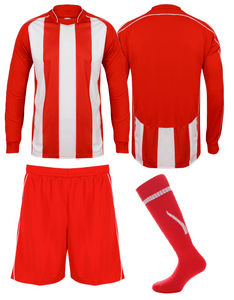 Adults Italia Football Kit Gazelle Sports UK Yes XS Col E) Red/ White