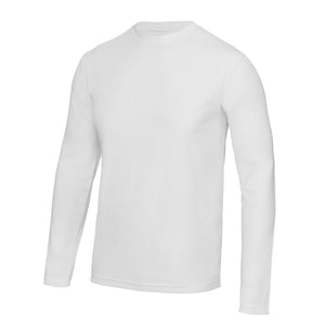 Long Sleeve Sports Top JC002 Tops Gazelle Sports UK Yes S White