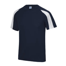 Load image into Gallery viewer, Contrast Cool Sports Top JC003 Tops Gazelle Sports UK S/37&quot; Navy/White No