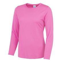 Load image into Gallery viewer, Long Sleeve Sports Top JC012 Tops Gazelle Sports UK Yes S Electric Pink
