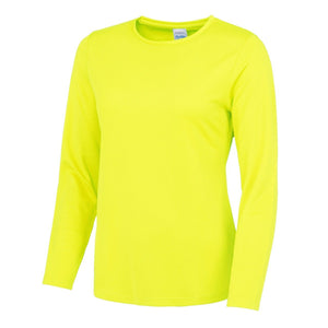 Long Sleeve Sports Top JC012 Tops Gazelle Sports UK Yes S Yellow