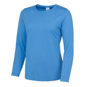 Long Sleeve Sports Top JC012 Tops Gazelle Sports UK Yes S Blue