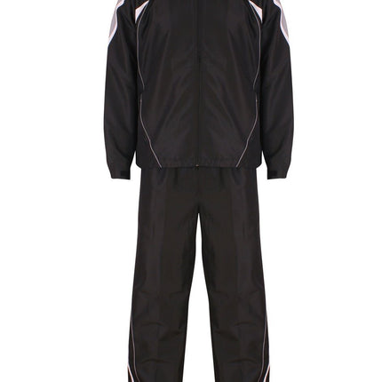 Adults Teamstar Tracksuit Tracksuits Gazelle Sports UK XS Black/Dove/White No