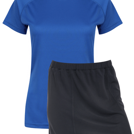 Ladies Netball / Hockey / Rounders Team Kits Gazelle Sports UK XS/8 ROYAL/NAVY YES