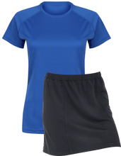 Load image into Gallery viewer, Ladies Netball / Hockey / Rounders Team Kits Gazelle Sports UK XS/8 ROYAL/NAVY YES