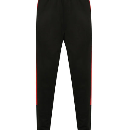 Adults Knitted Tracksuit Pants LV881 Gazelle Sports UK XXS 28" Black/Red Yes
