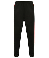 Load image into Gallery viewer, Adults Knitted Tracksuit Pants LV881 Gazelle Sports UK XXS 28&quot; Black/Red Yes