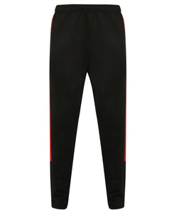 Adults Knitted Tracksuit Pants LV881 Gazelle Sports UK XXS 28" Black/Red Yes