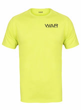 Load image into Gallery viewer, Mens WAR Branded Fitness Top War Gazelle Sports UK XS Lime 