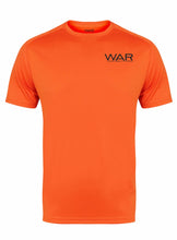Load image into Gallery viewer, Mens WAR Branded Fitness Top War Gazelle Sports UK XS Orange 