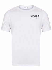 Mens WAR Branded Fitness Top War Gazelle Sports UK XS white 