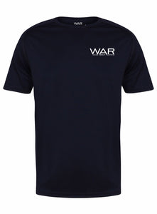 Mens WAR Branded Fitness Top War Gazelle Sports UK XS Navy 
