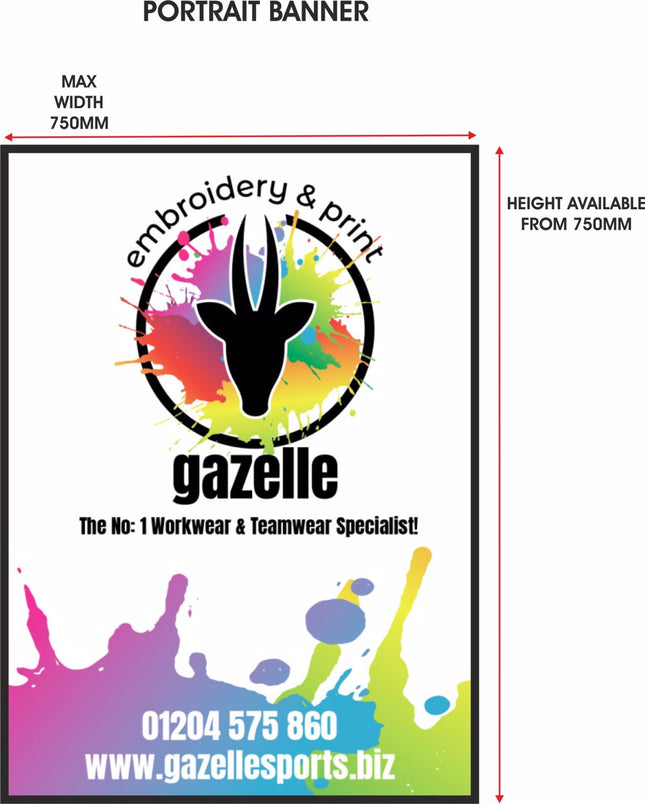 Coated Frontlit Banner Banners Gazelle Sports UK 