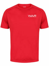 Load image into Gallery viewer, Mens WAR Branded Fitness Top War Gazelle Sports UK XS Red 