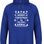 Royal Blue/White Print
