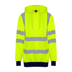 RX740 - High visibility hoodie Gazelle Sports UK Small Yellow NO