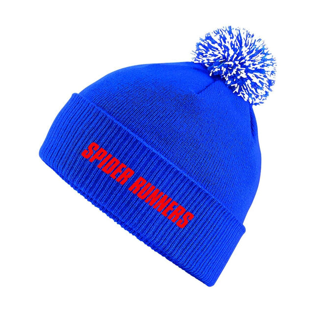 Spider Runners Bobble Hat Headwear Gazelle Sports UK 