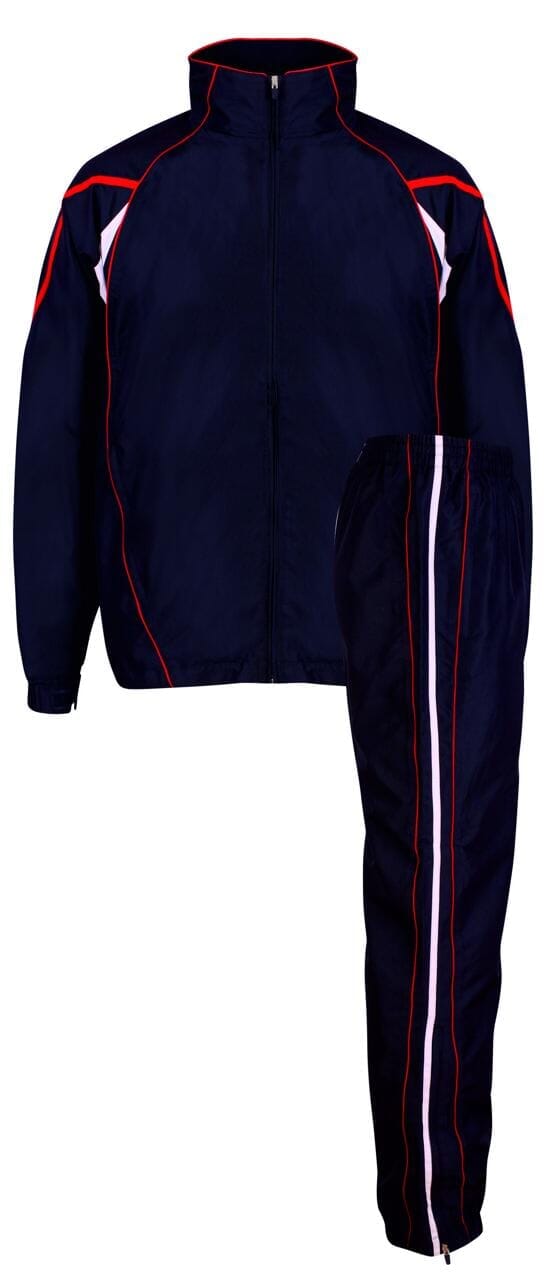 Kids Teamstar Tracksuit Tracksuits Gazelle Sports UK SJ/28 - 7/8yrs Navy/Red/White No