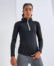 Load image into Gallery viewer, Womens Long sleeve performance ¼ zip Gazelle Sports UK 