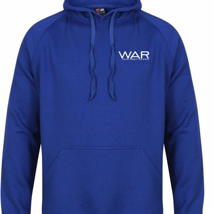 Unisex WAR Branded Hoodie War Gazelle Sports UK XS Royal 